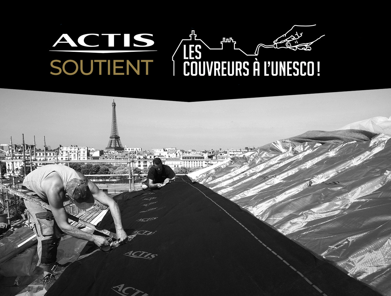 ACTIS soutient la candidature des couvreurs-zingueurs de Paris au Patrimoine Mondial culturel immatériel de l’Unesco
